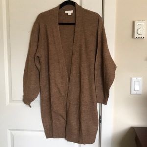 H&M long open sweater